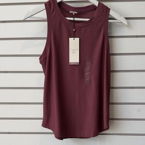 CALIA by Carrie Underwood Maroon Tank Top